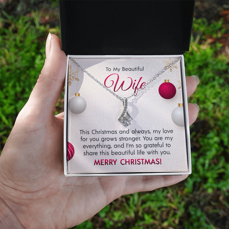 To My Beautiful Wife - Alluring Beauty Necklace