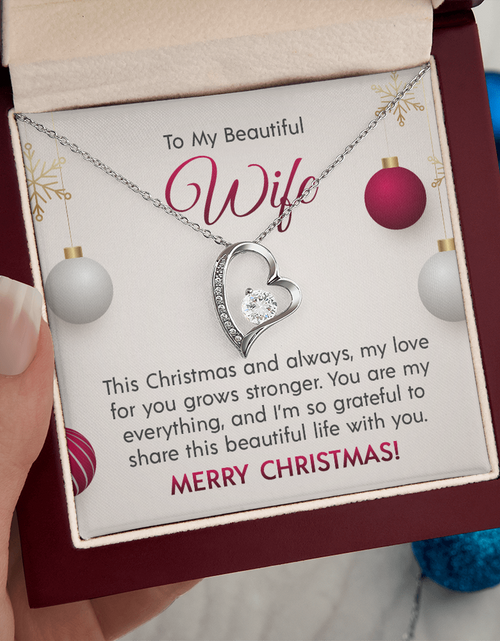 Load image into Gallery viewer, To My Beautiful Wife - Forever Love Necklace
