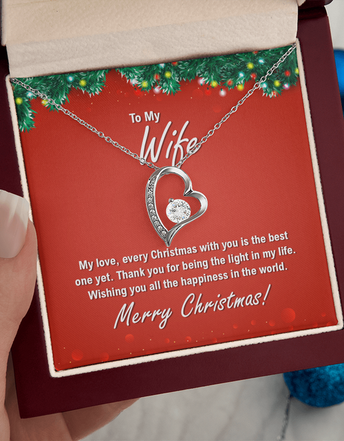 Load image into Gallery viewer, To My Wife For Christmas - Forever Love Necklace
