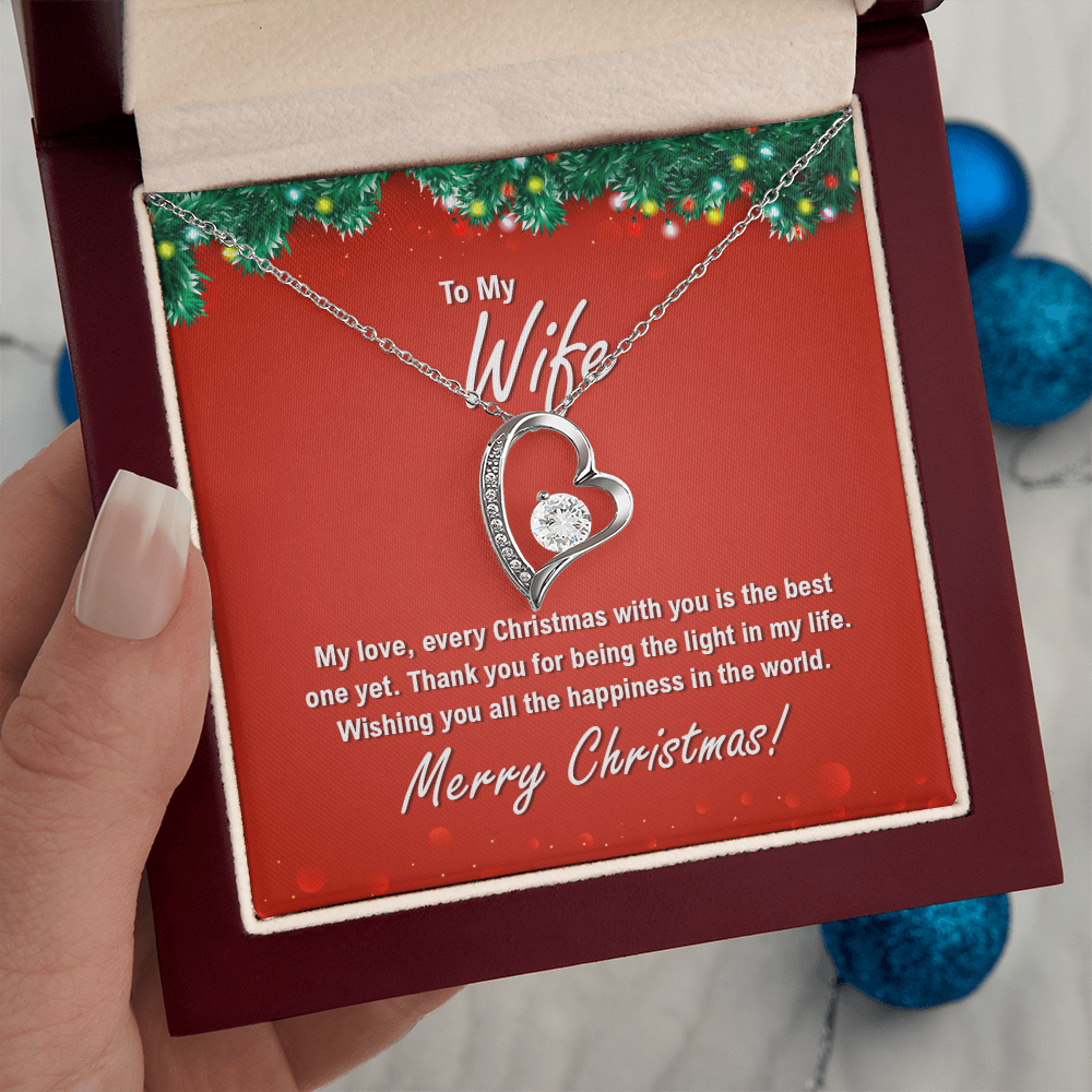 To My Wife For Christmas - Forever Love Necklace