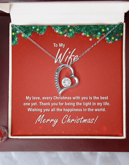 Load image into Gallery viewer, To My Wife For Christmas - Forever Love Necklace
