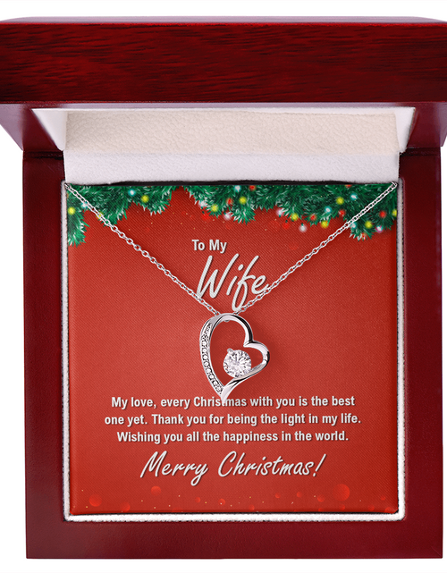 Load image into Gallery viewer, To My Wife For Christmas - Forever Love Necklace
