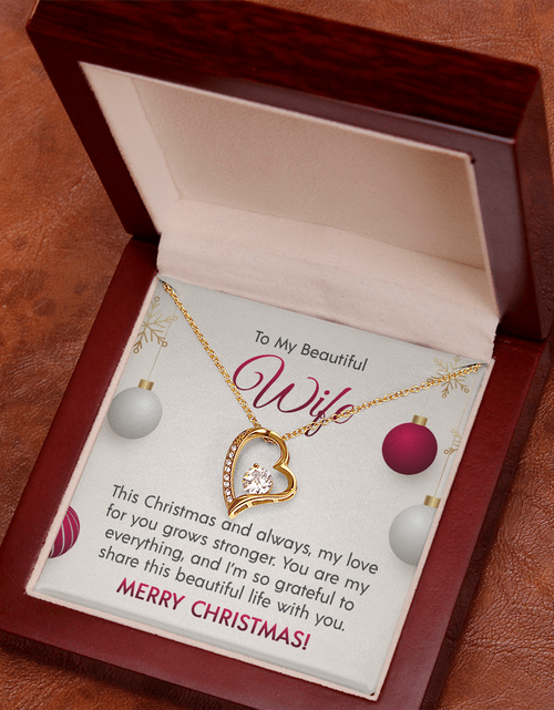 Load image into Gallery viewer, To My Beautiful Wife - Forever Love Necklace
