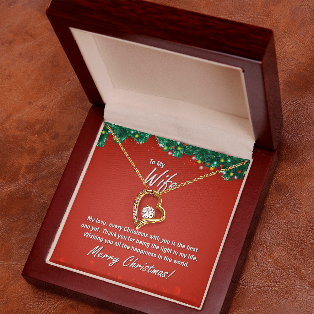 To My Wife For Christmas - Forever Love Necklace
