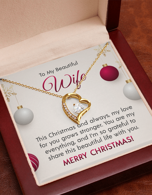 Load image into Gallery viewer, To My Beautiful Wife - Forever Love Necklace
