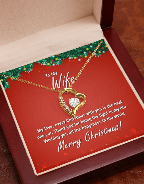 Load image into Gallery viewer, To My Wife For Christmas - Forever Love Necklace
