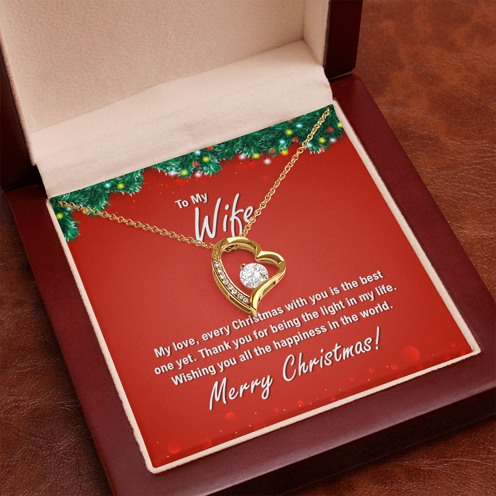 To My Wife For Christmas - Forever Love Necklace
