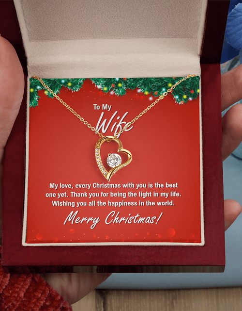 Load image into Gallery viewer, To My Wife For Christmas - Forever Love Necklace
