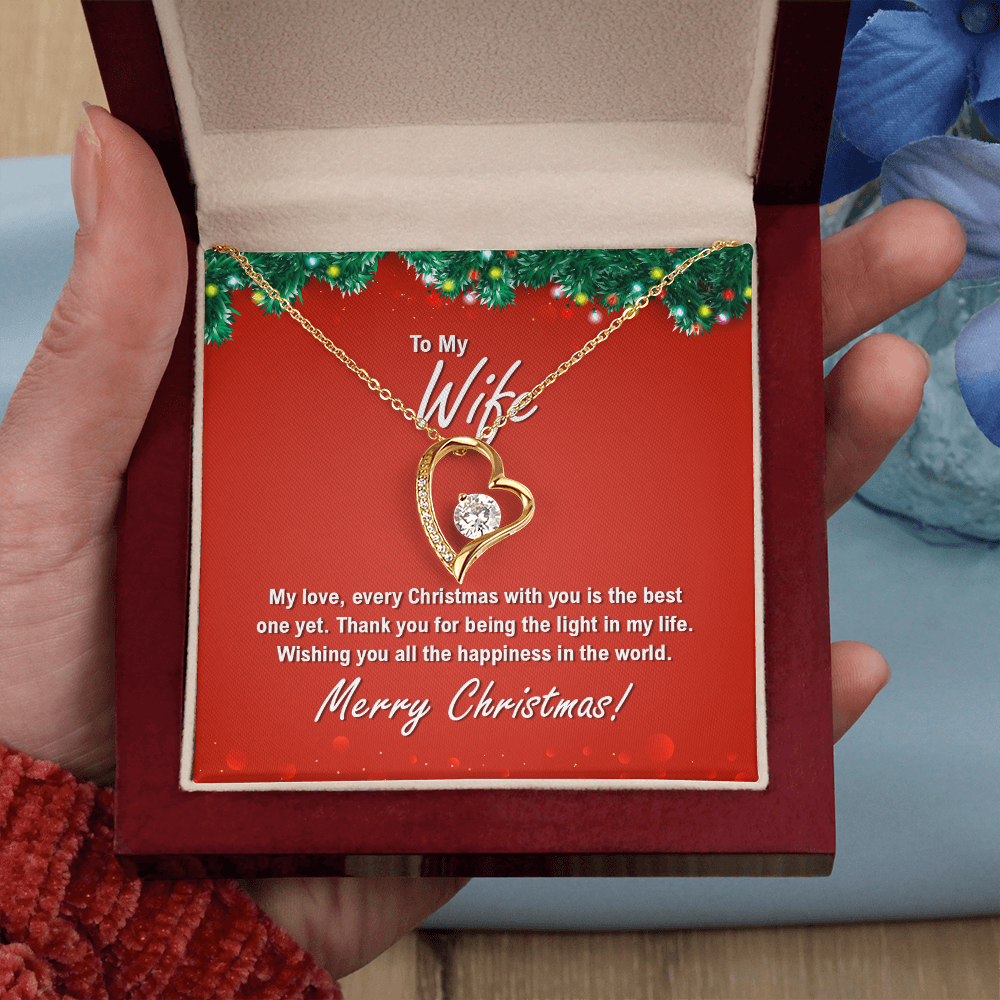 To My Wife For Christmas - Forever Love Necklace