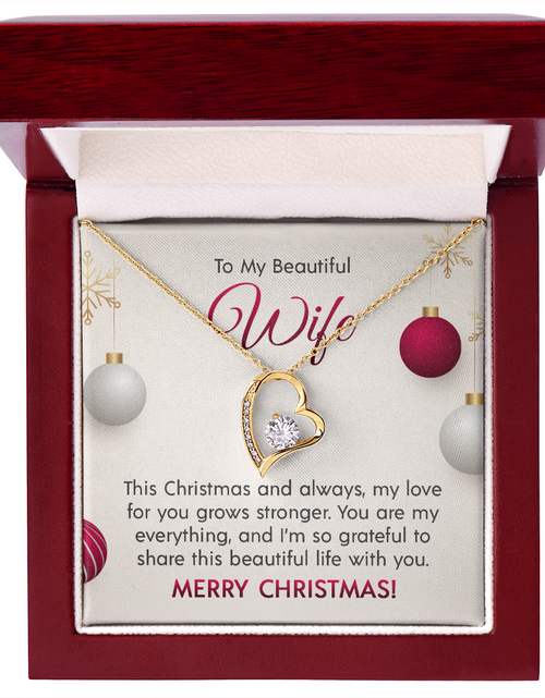Load image into Gallery viewer, To My Beautiful Wife - Forever Love Necklace
