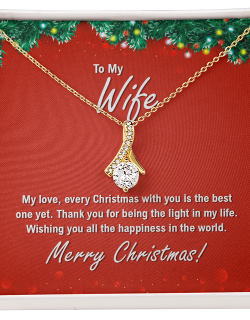 Load image into Gallery viewer, To My Wife For Christmas - Alluring Beauty Necklace
