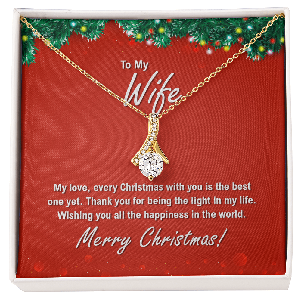 To My Wife For Christmas - Alluring Beauty Necklace