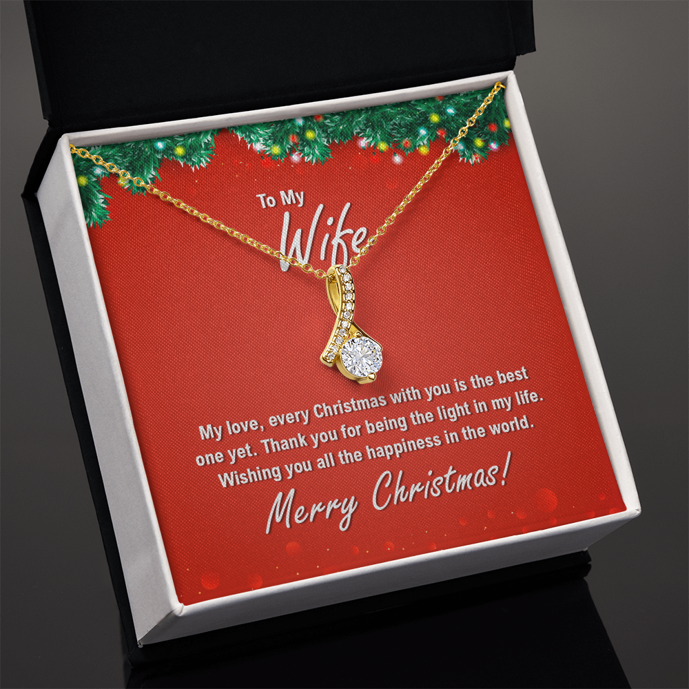 To My Wife For Christmas - Alluring Beauty Necklace
