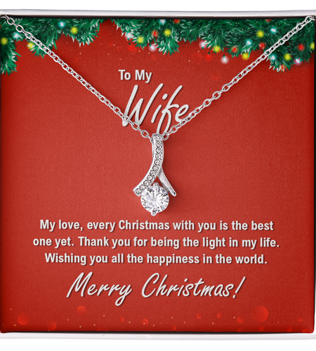 To My Wife For Christmas - Alluring Beauty Necklace
