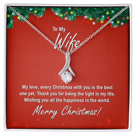 To My Wife For Christmas - Alluring Beauty Necklace
