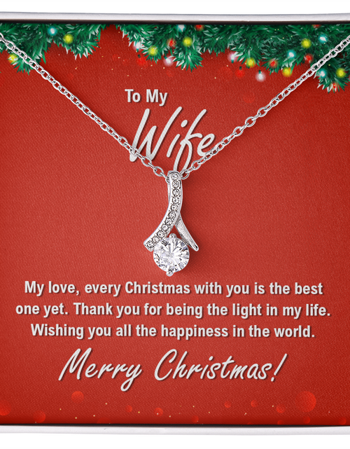 Load image into Gallery viewer, To My Wife For Christmas - Alluring Beauty Necklace
