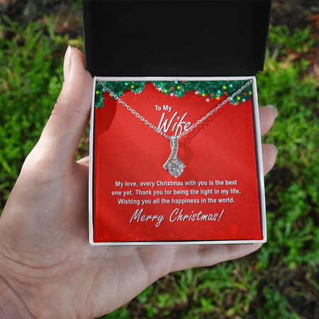 To My Wife For Christmas - Alluring Beauty Necklace