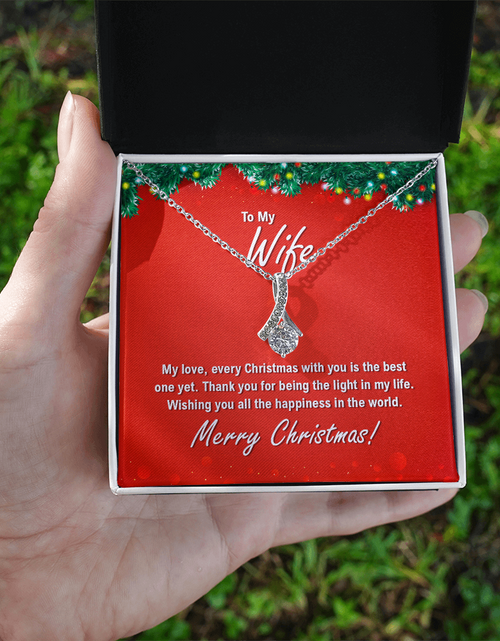 Load image into Gallery viewer, To My Wife For Christmas - Alluring Beauty Necklace
