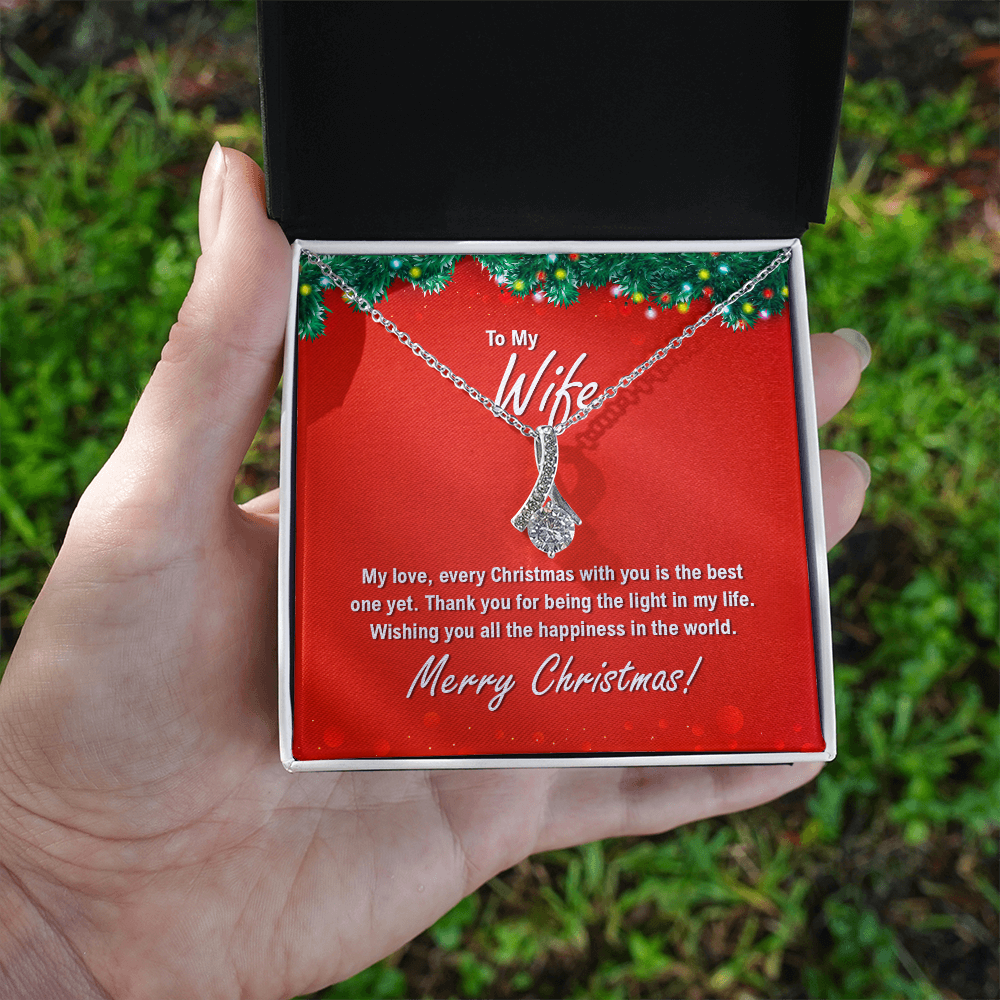 To My Wife For Christmas - Alluring Beauty Necklace