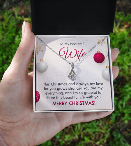 To My Beautiful Wife - Alluring Beauty Necklace