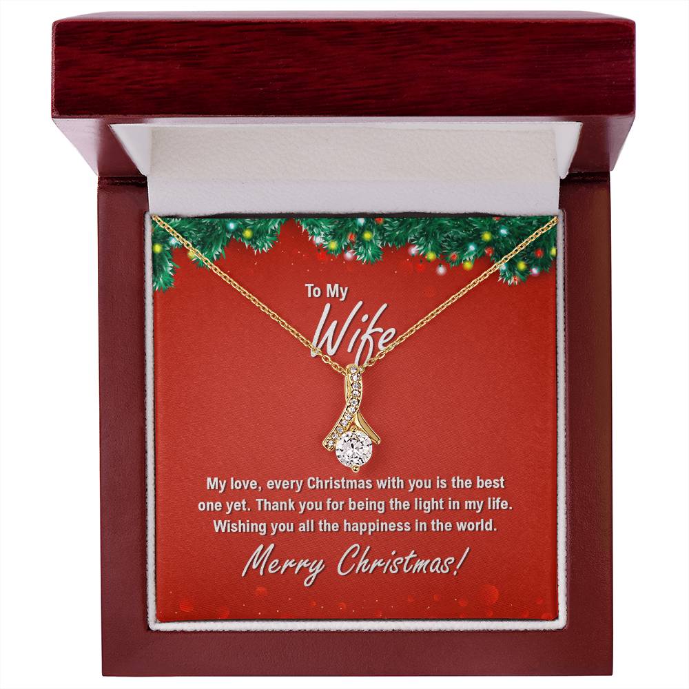 To My Wife For Christmas - Alluring Beauty Necklace