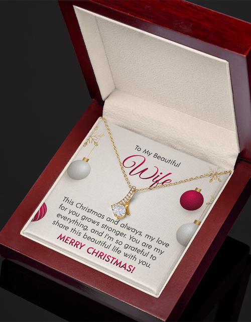 Load image into Gallery viewer, To My Beautiful Wife - Alluring Beauty Necklace
