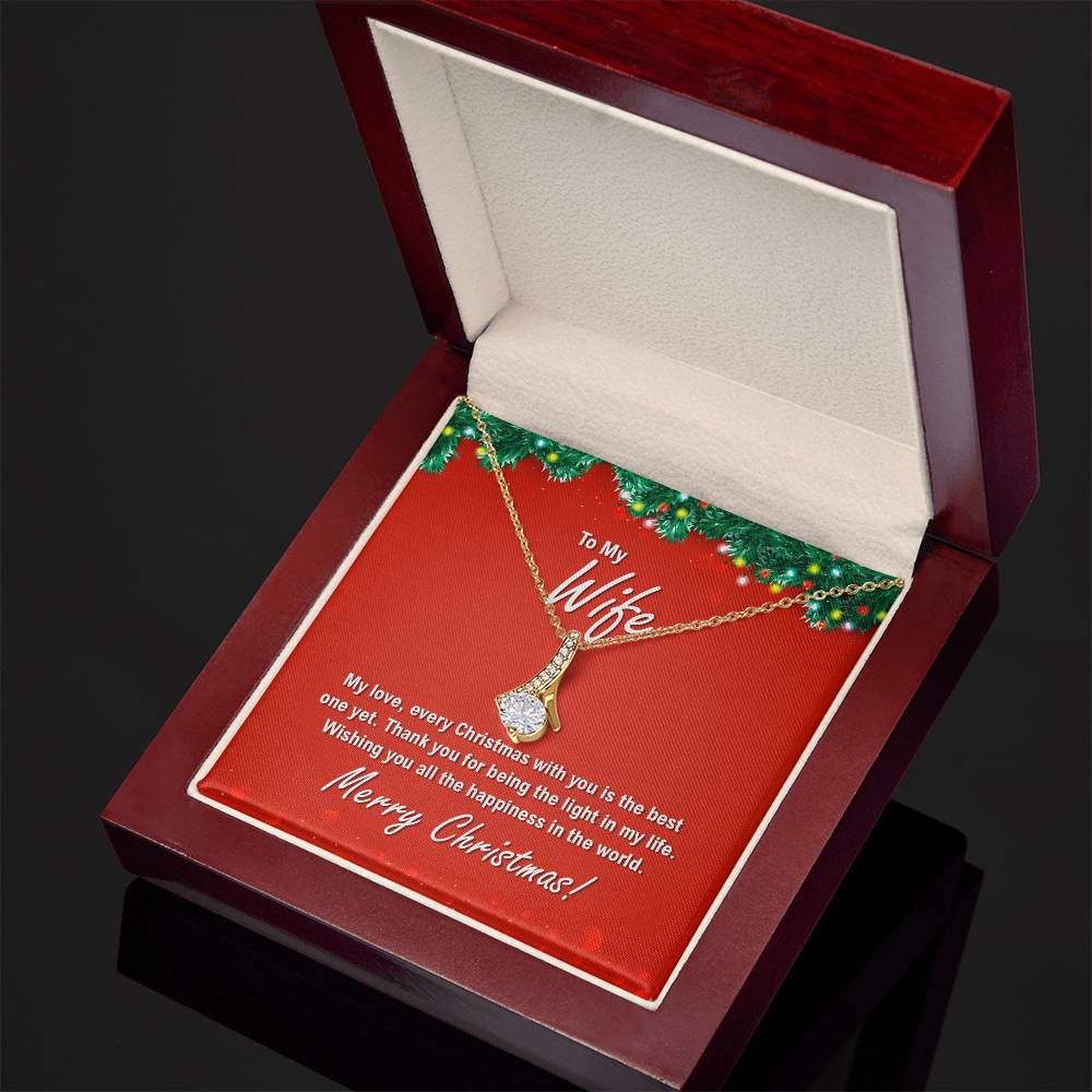 To My Wife For Christmas - Alluring Beauty Necklace