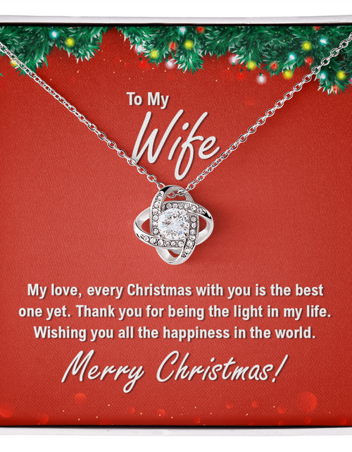 Load image into Gallery viewer, To My Wife For Christmas - Love Knot Necklace
