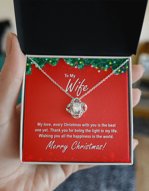 Load image into Gallery viewer, To My Wife For Christmas - Love Knot Necklace
