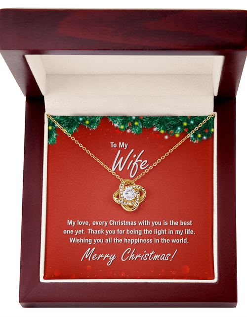 Load image into Gallery viewer, To My Wife For Christmas - Love Knot Necklace
