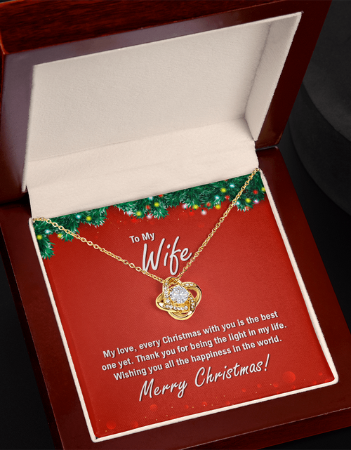 Load image into Gallery viewer, To My Wife For Christmas - Love Knot Necklace
