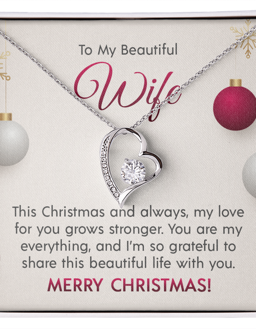 Load image into Gallery viewer, To My Beautiful Wife - Forever Love Necklace
