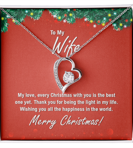 To My Wife For Christmas - Forever Love Necklace
