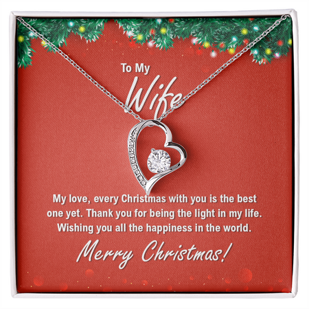 To My Wife For Christmas - Forever Love Necklace