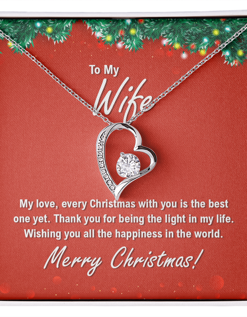 Load image into Gallery viewer, To My Wife For Christmas - Forever Love Necklace

