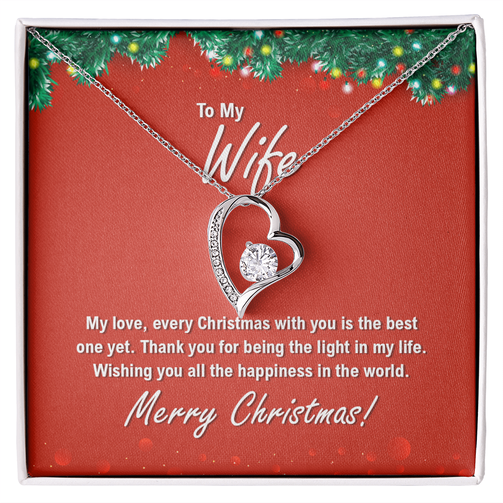 To My Wife For Christmas - Forever Love Necklace