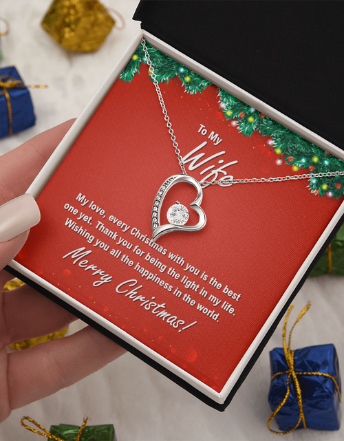 Load image into Gallery viewer, To My Wife For Christmas - Forever Love Necklace
