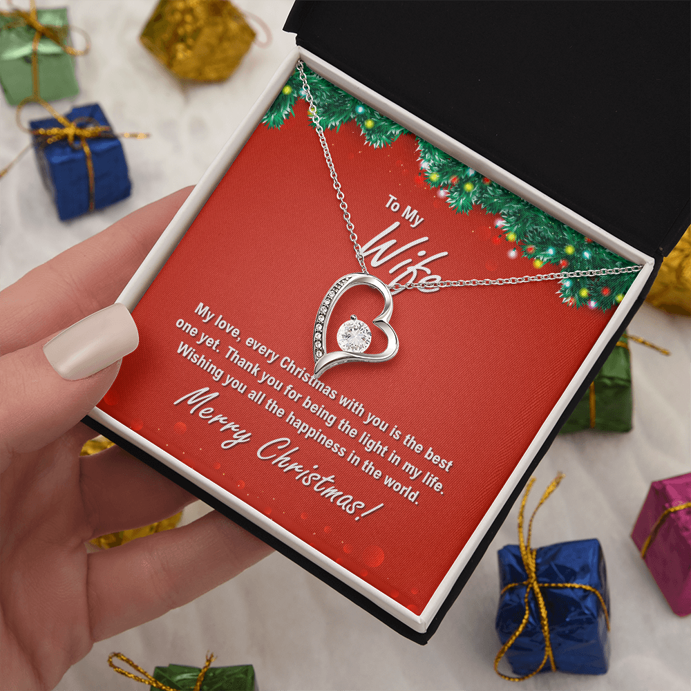 To My Wife For Christmas - Forever Love Necklace