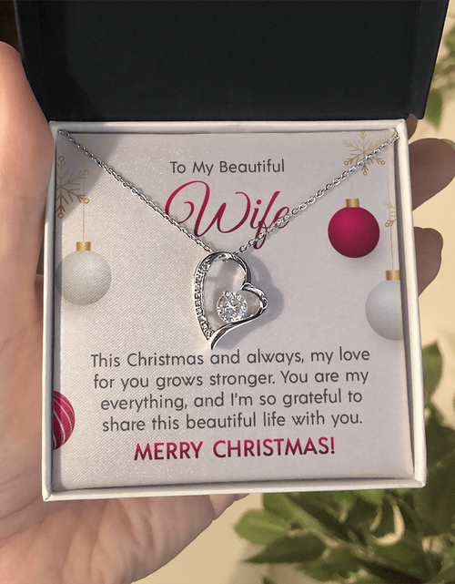 Load image into Gallery viewer, To My Beautiful Wife - Forever Love Necklace
