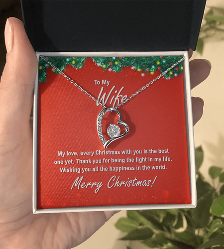 To My Wife For Christmas - Forever Love Necklace
