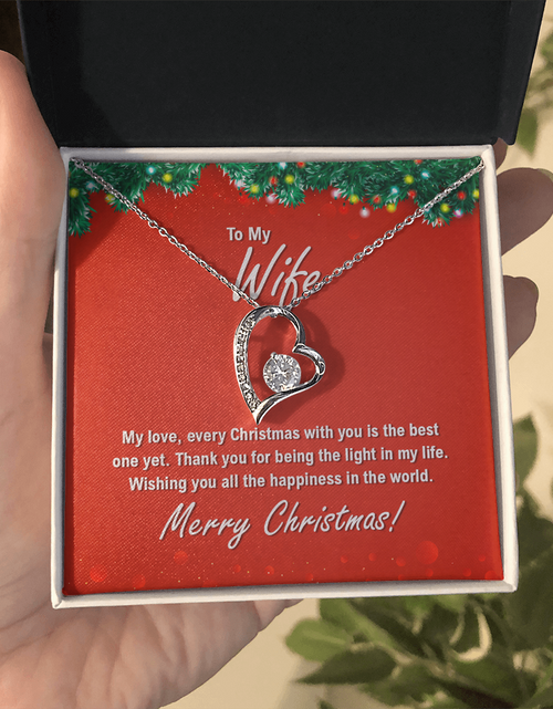 Load image into Gallery viewer, To My Wife For Christmas - Forever Love Necklace
