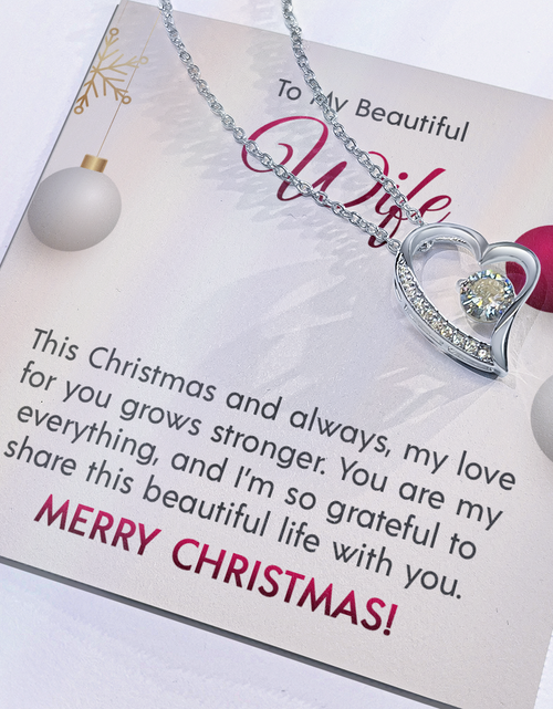 Load image into Gallery viewer, To My Beautiful Wife - Forever Love Necklace
