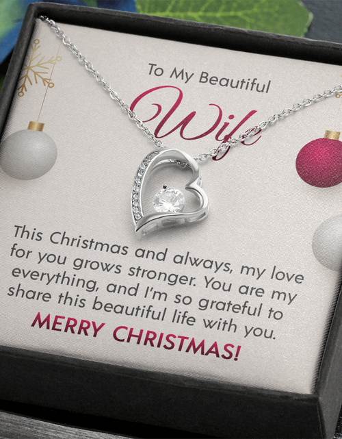 Load image into Gallery viewer, To My Beautiful Wife - Forever Love Necklace
