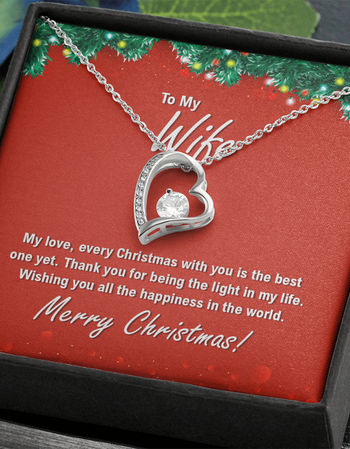 Load image into Gallery viewer, To My Wife For Christmas - Forever Love Necklace
