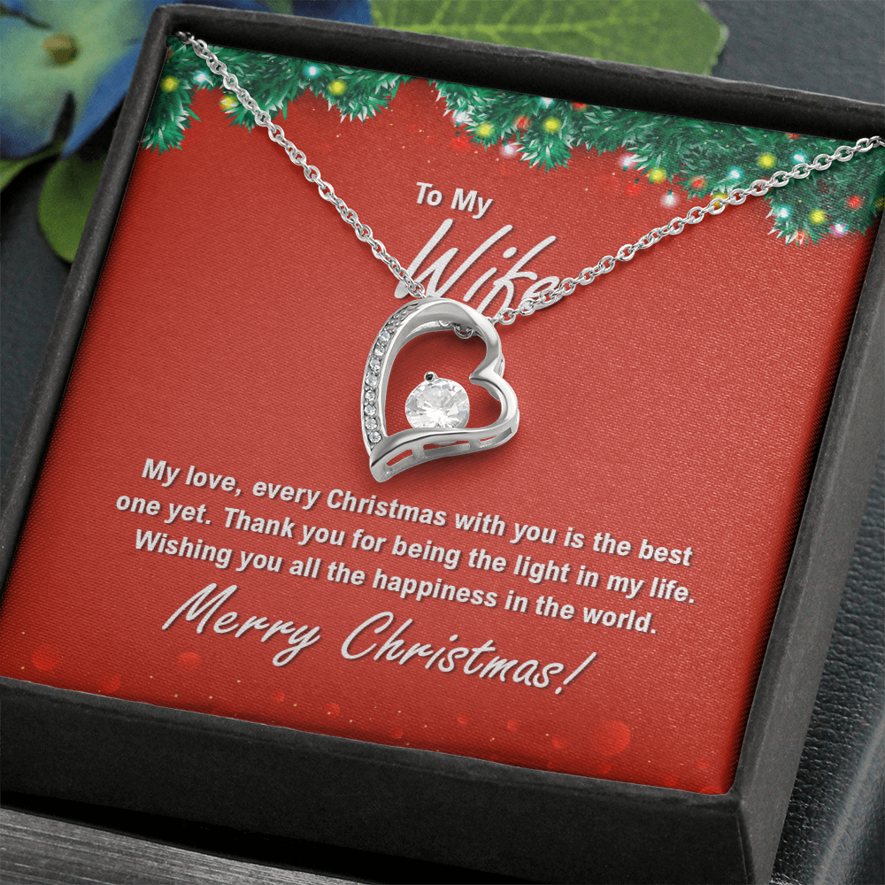 To My Wife For Christmas - Forever Love Necklace