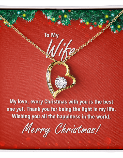 Load image into Gallery viewer, To My Wife For Christmas - Forever Love Necklace
