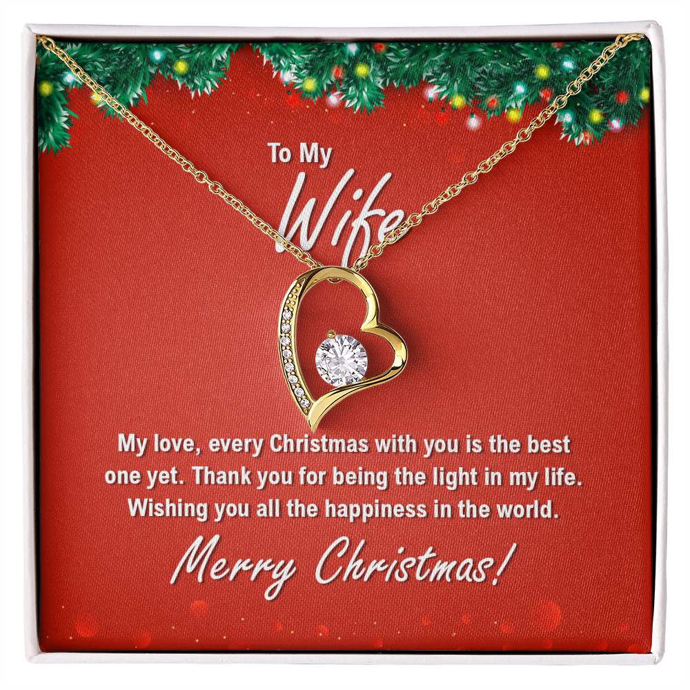 To My Wife For Christmas - Forever Love Necklace