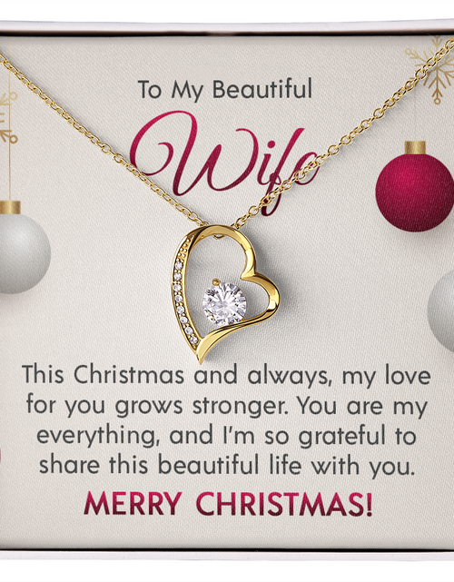 Load image into Gallery viewer, To My Beautiful Wife - Forever Love Necklace
