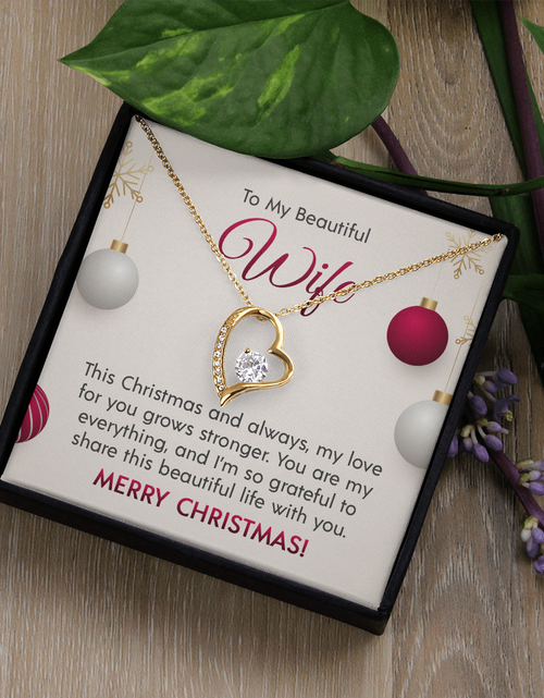 Load image into Gallery viewer, To My Beautiful Wife - Forever Love Necklace
