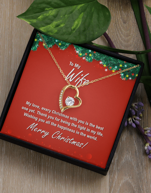 Load image into Gallery viewer, To My Wife For Christmas - Forever Love Necklace
